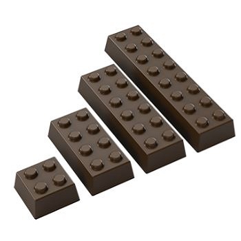 Implast Building Brick Assortment Polycarbonate Chocolate Mould